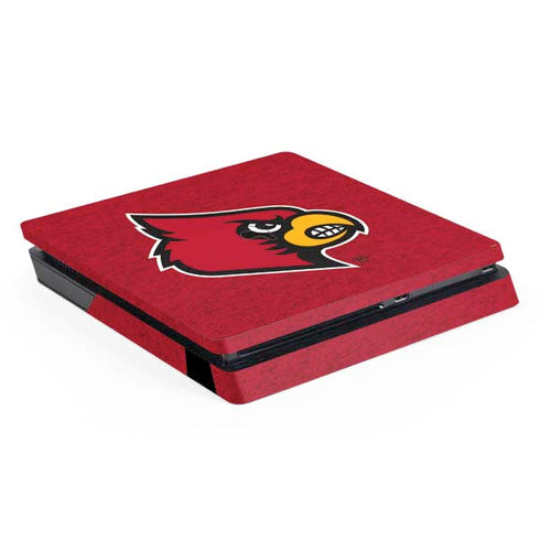 University of Louisville Red Background PlayStation PS4 Skins
